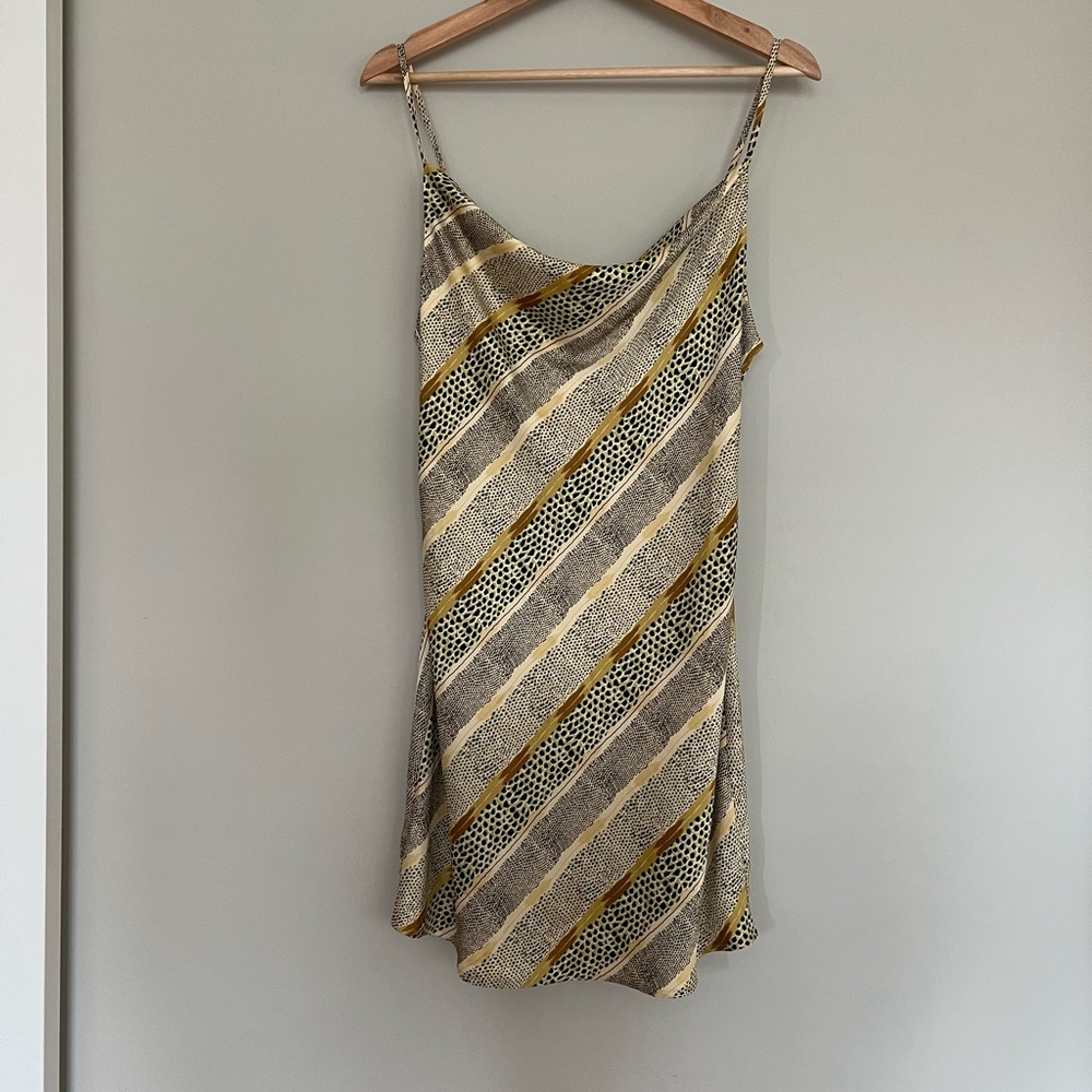 Urban Outfitters Mallory Cowl Neck Slip Dress